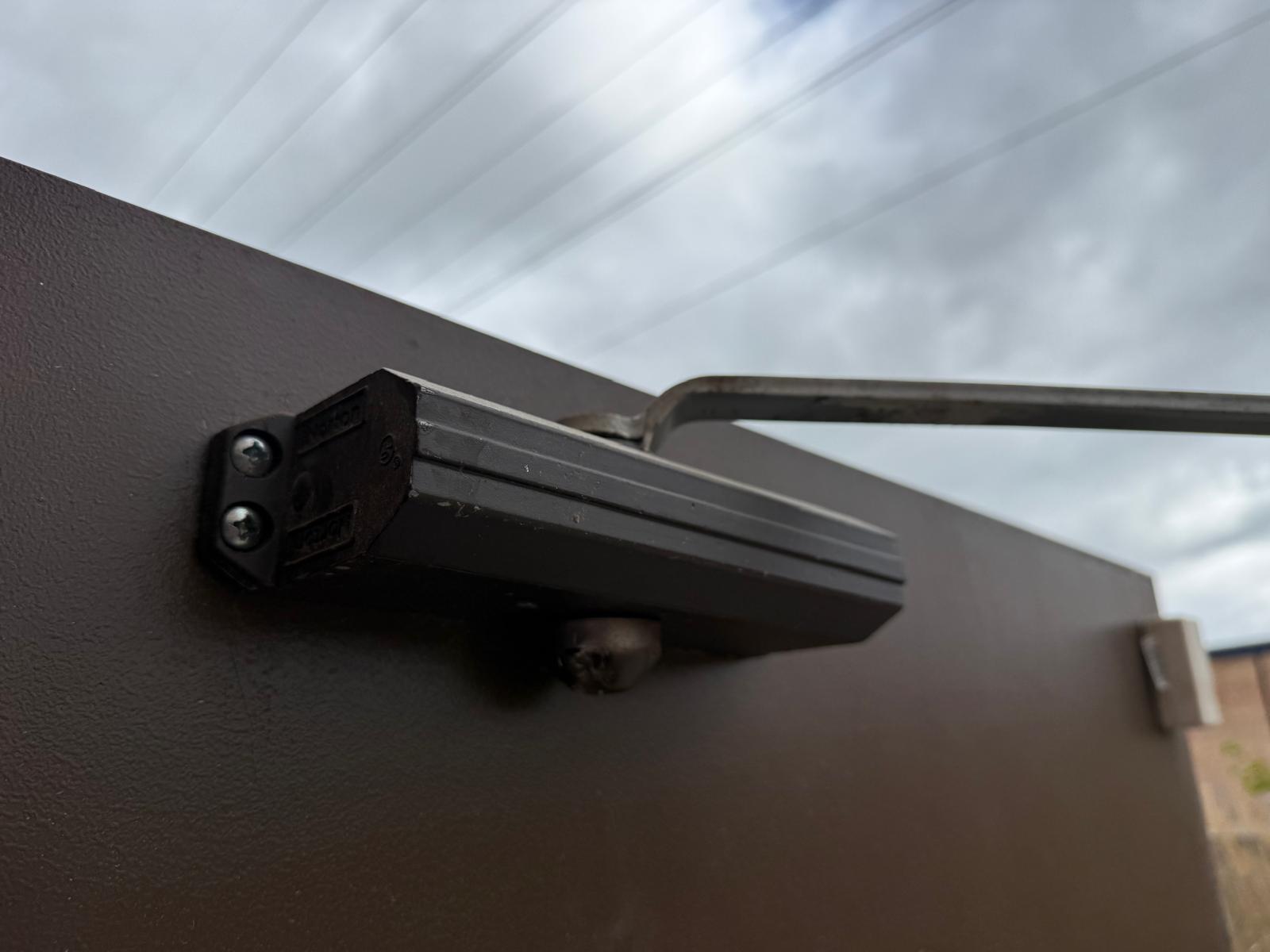 Commercial door closer critical safety and security